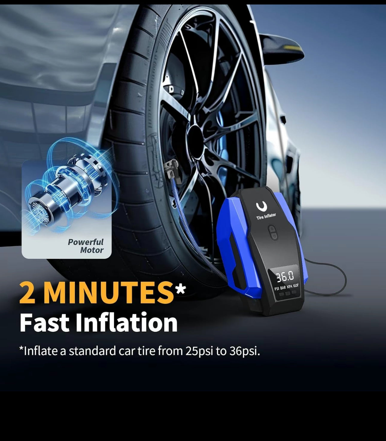 Tire pressure pump