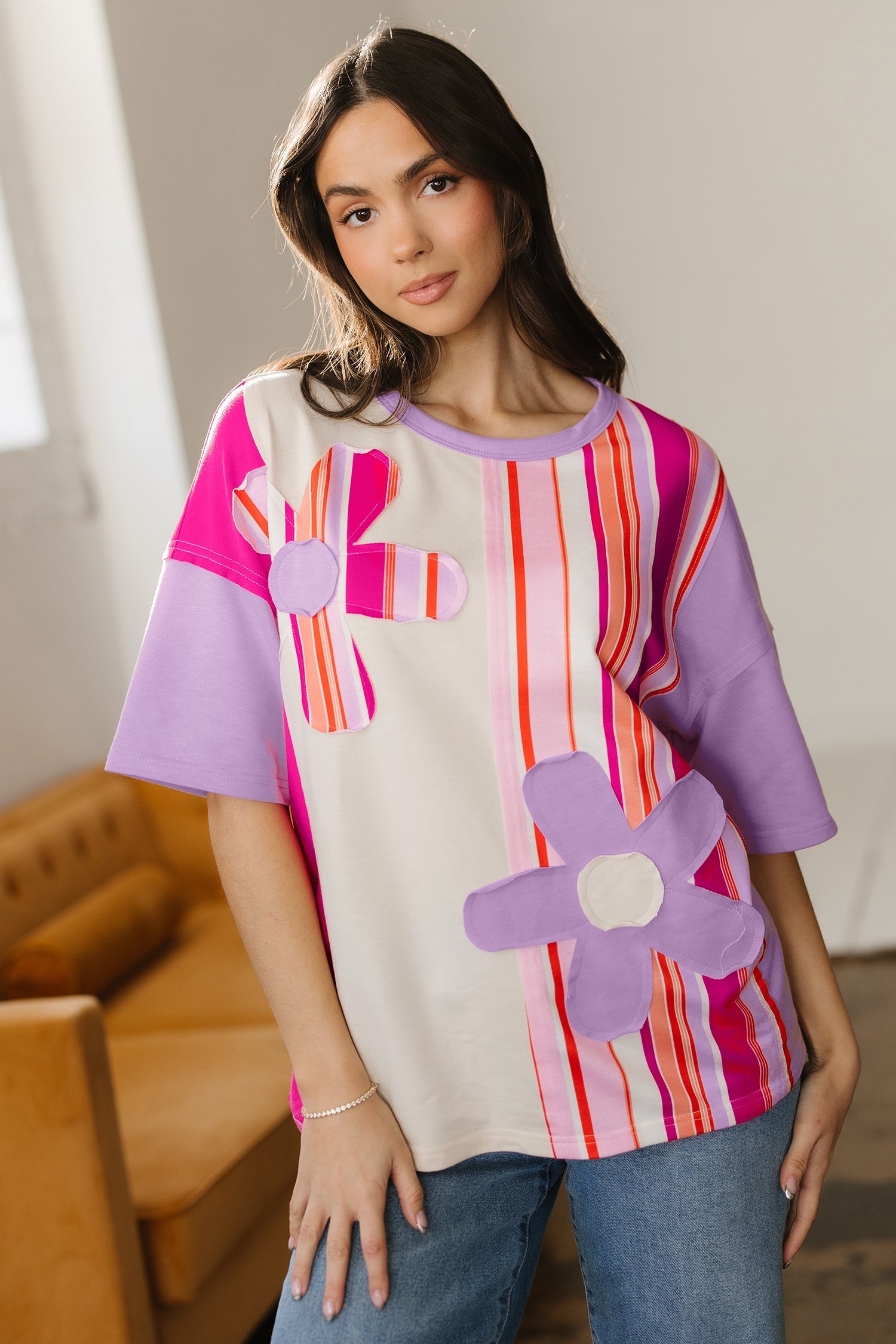 Kallie Half Sleeve Loose Top