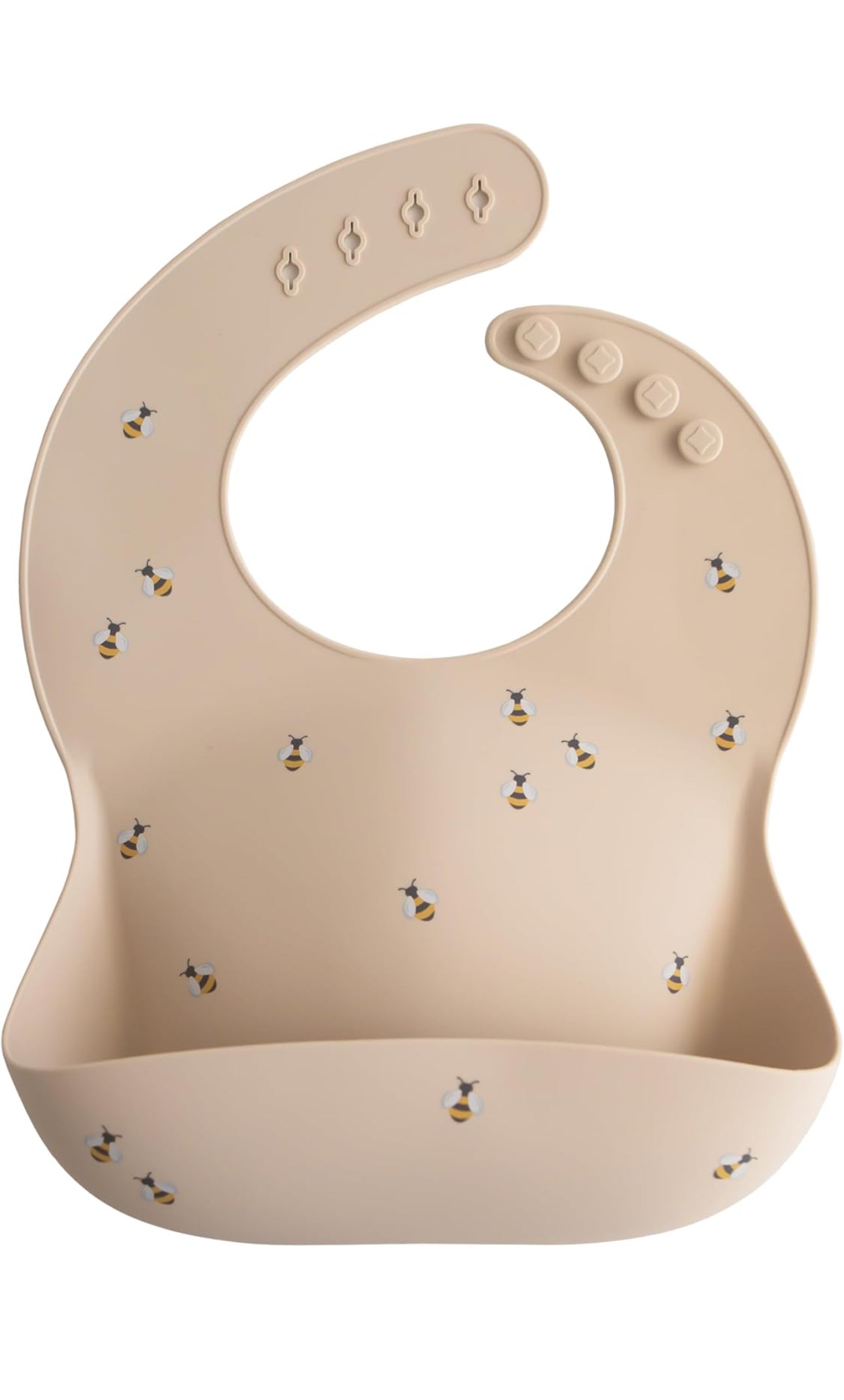 Silicone Baby Bib with Bee Design