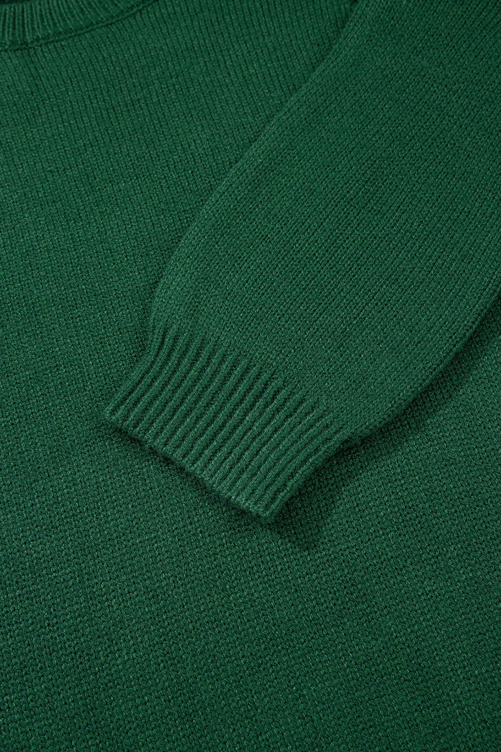 Eleanor Evergreen Raglan Sleeve Sweater