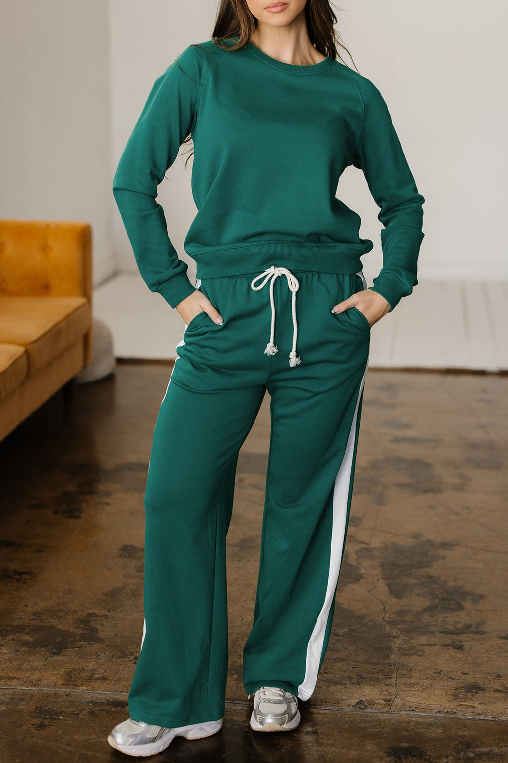 Aileen Solid Color Pullover Top
