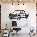 2005 Sierra Denali 1500 Crew Cab Perspective Metal Car Wall Art - MT1202