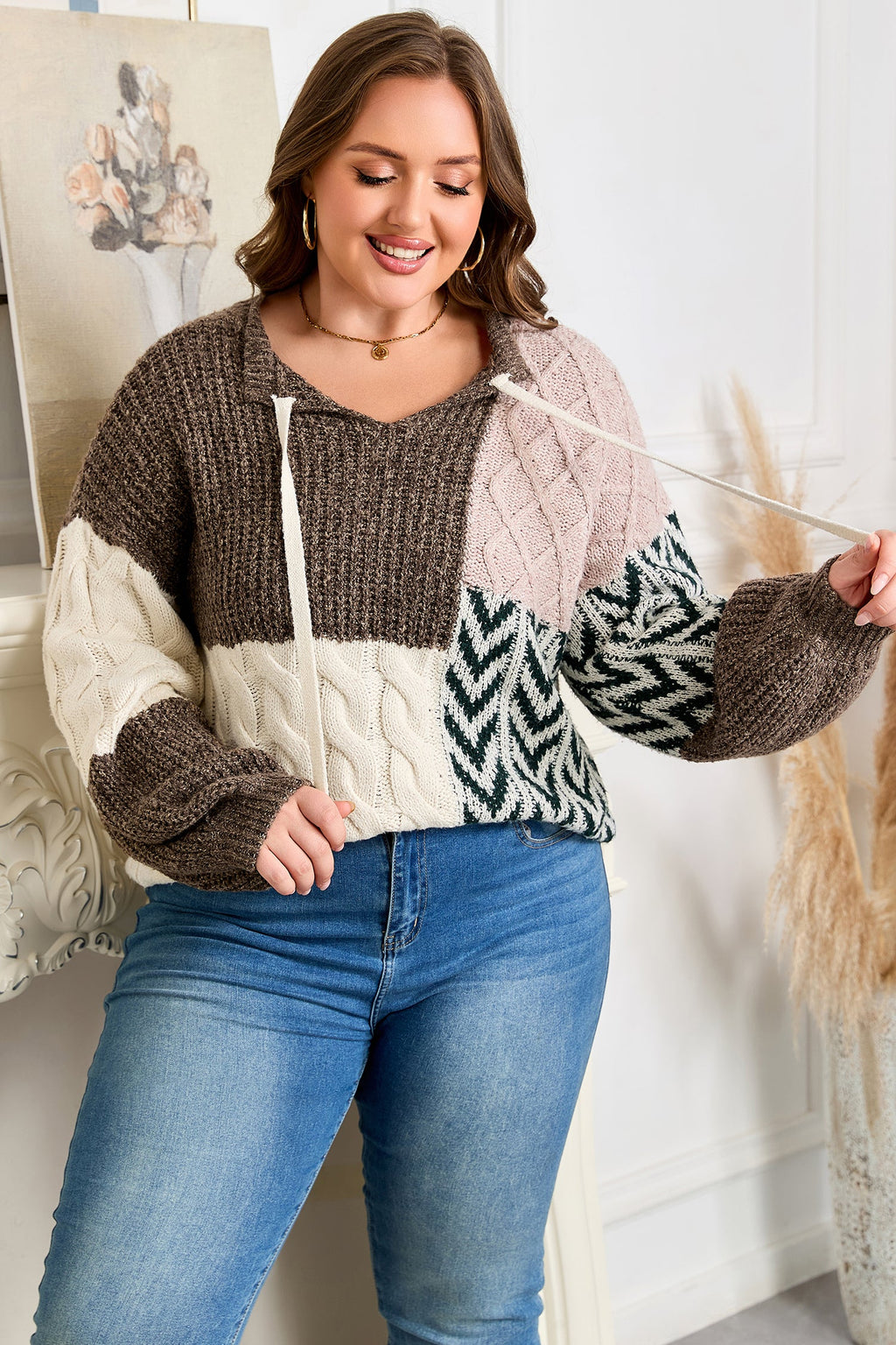 Rivka Back Loose Fit PLUS Sweater