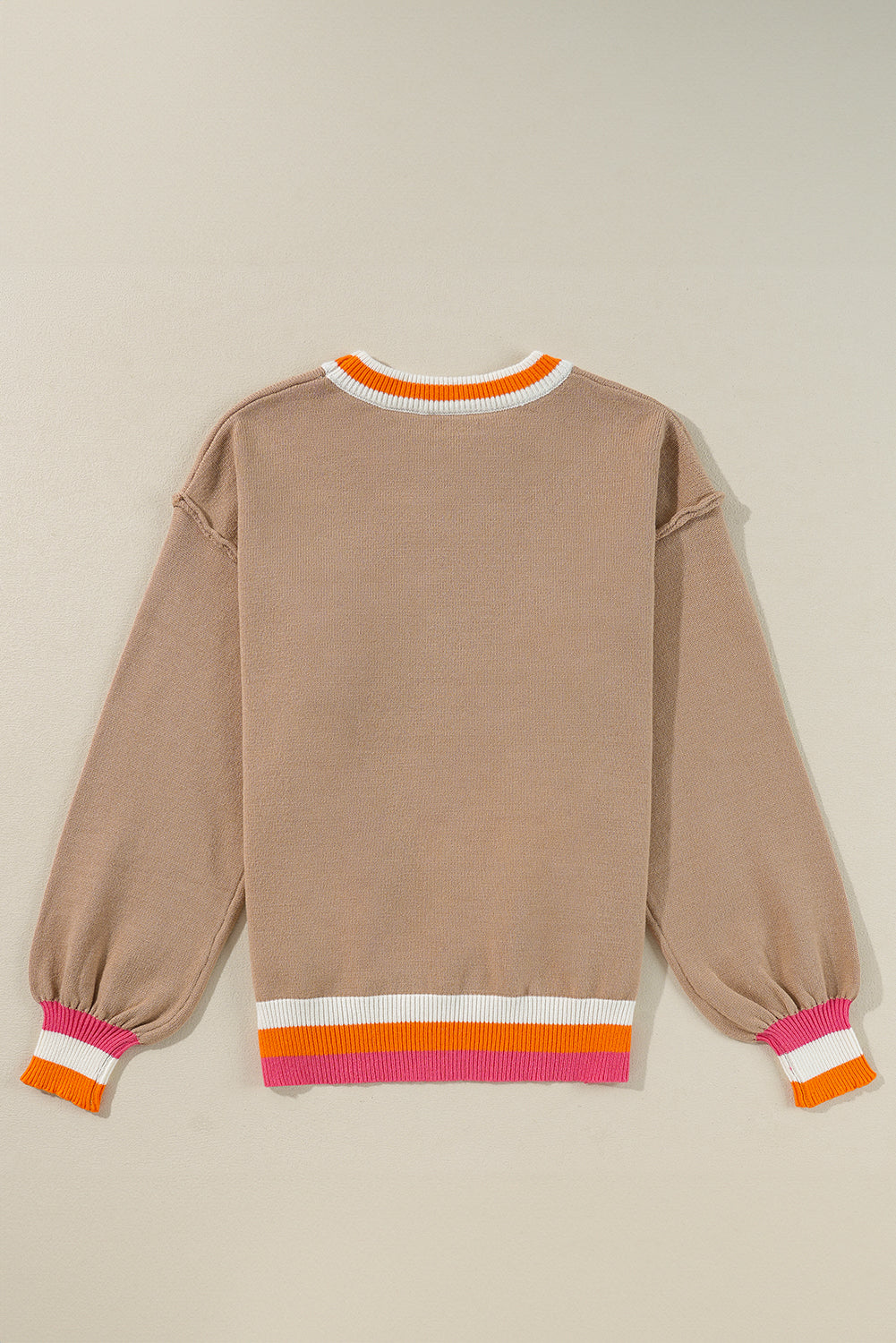 Sofia Trim Drop Shoulder Sweater