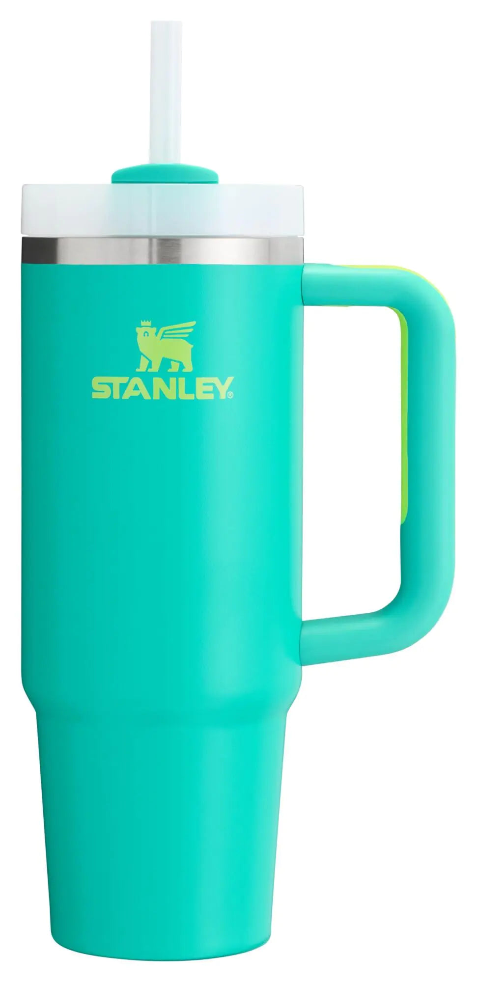 Stanley Quencher H2.0 Tumbler with Handle & Straw 30 oz | Twist On 3-Way Lid | Cupholder Compatible for Travel | Insulated Stainless Steel Cup | BPA-Free | Tropical Teal