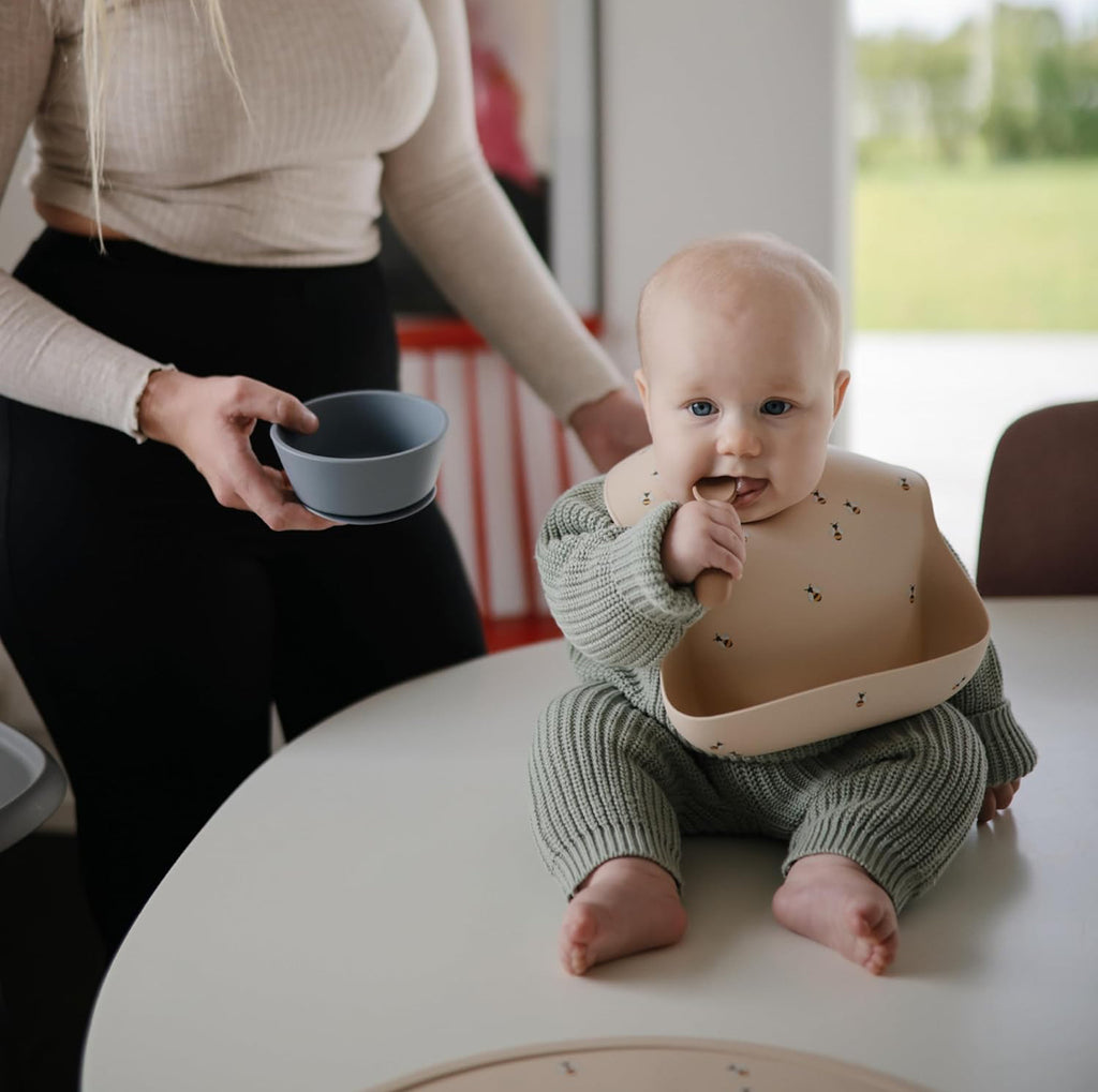 Silicone Baby Bib with Bee Design