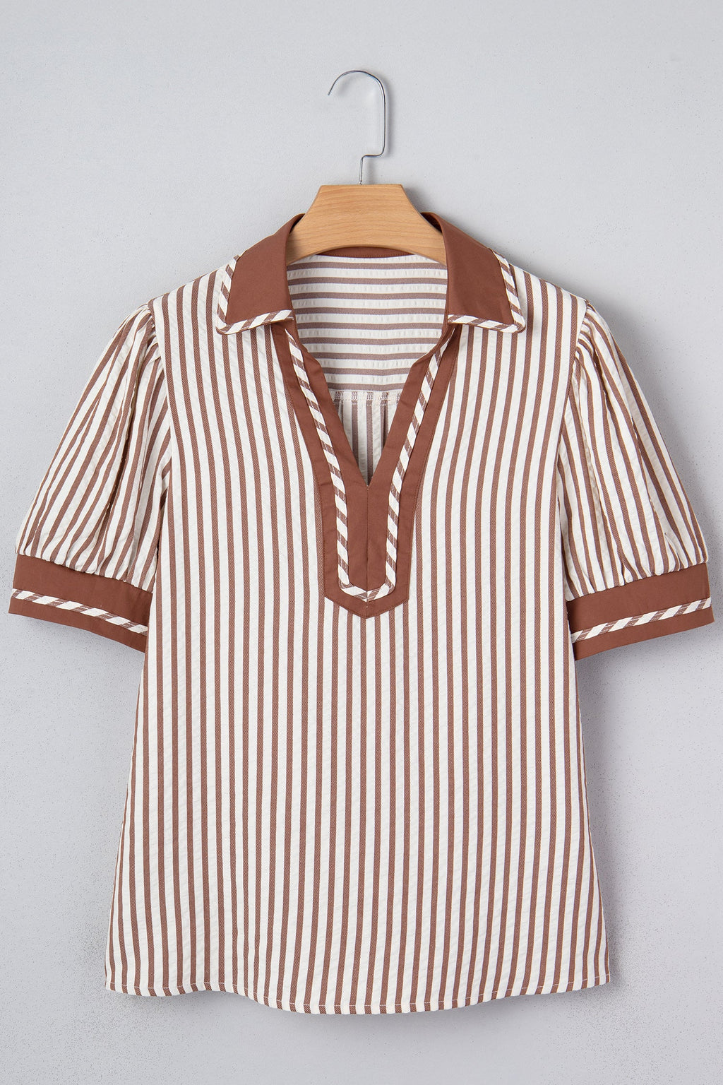 Romina Short Bubble Sleeve Blouse