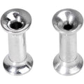 10G Steel Internally Threaded Screw Fit Tunnel Plug Set