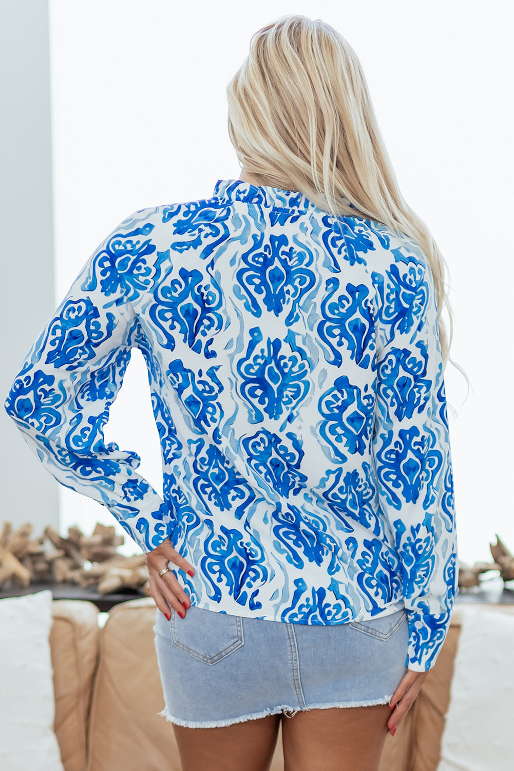 Serena Front Puff Sleeve Shirt