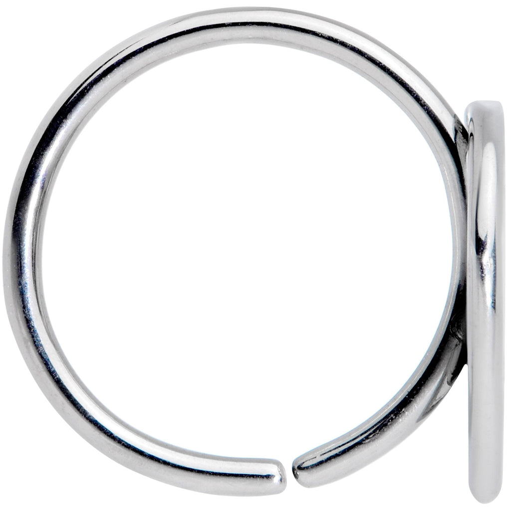 20G 5/16 Outer Space Alien Seamless Circular Ring