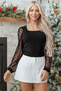 Paulina Ribbed Square Slim Top