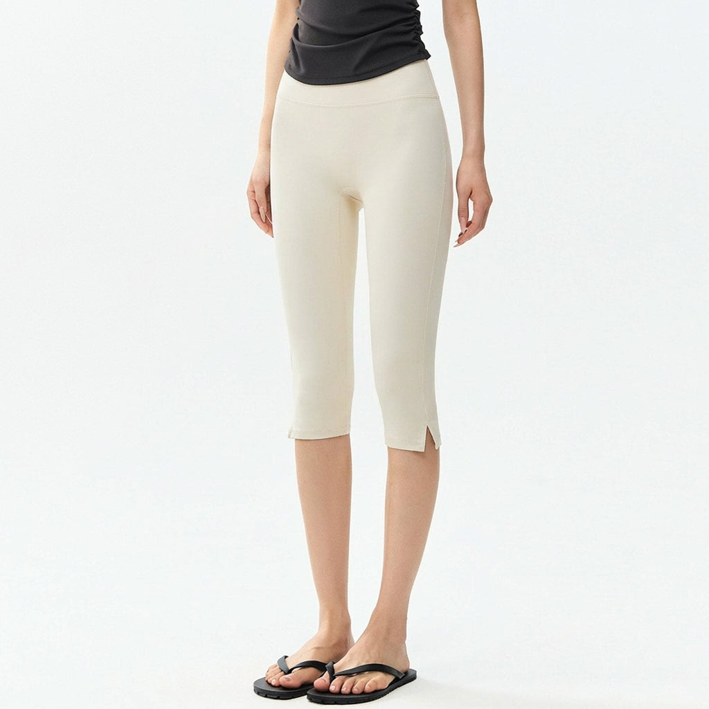 High-Waist Slim-Fit Yoga Leggings for Women – 7/8 Length Tight Fit Fitness Pants