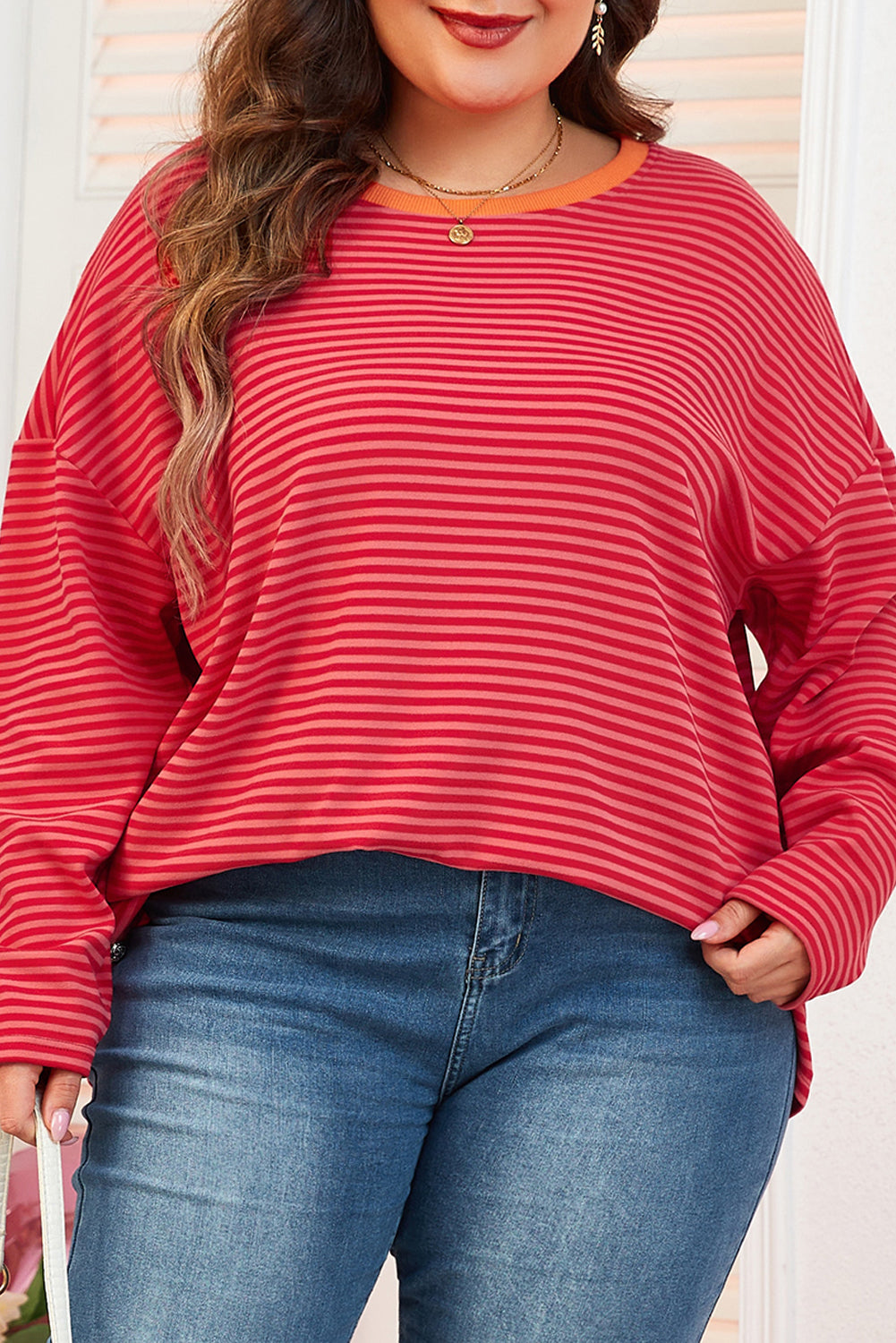 Eliza Sleeve Decor top Long Sleeve PLUS Top
