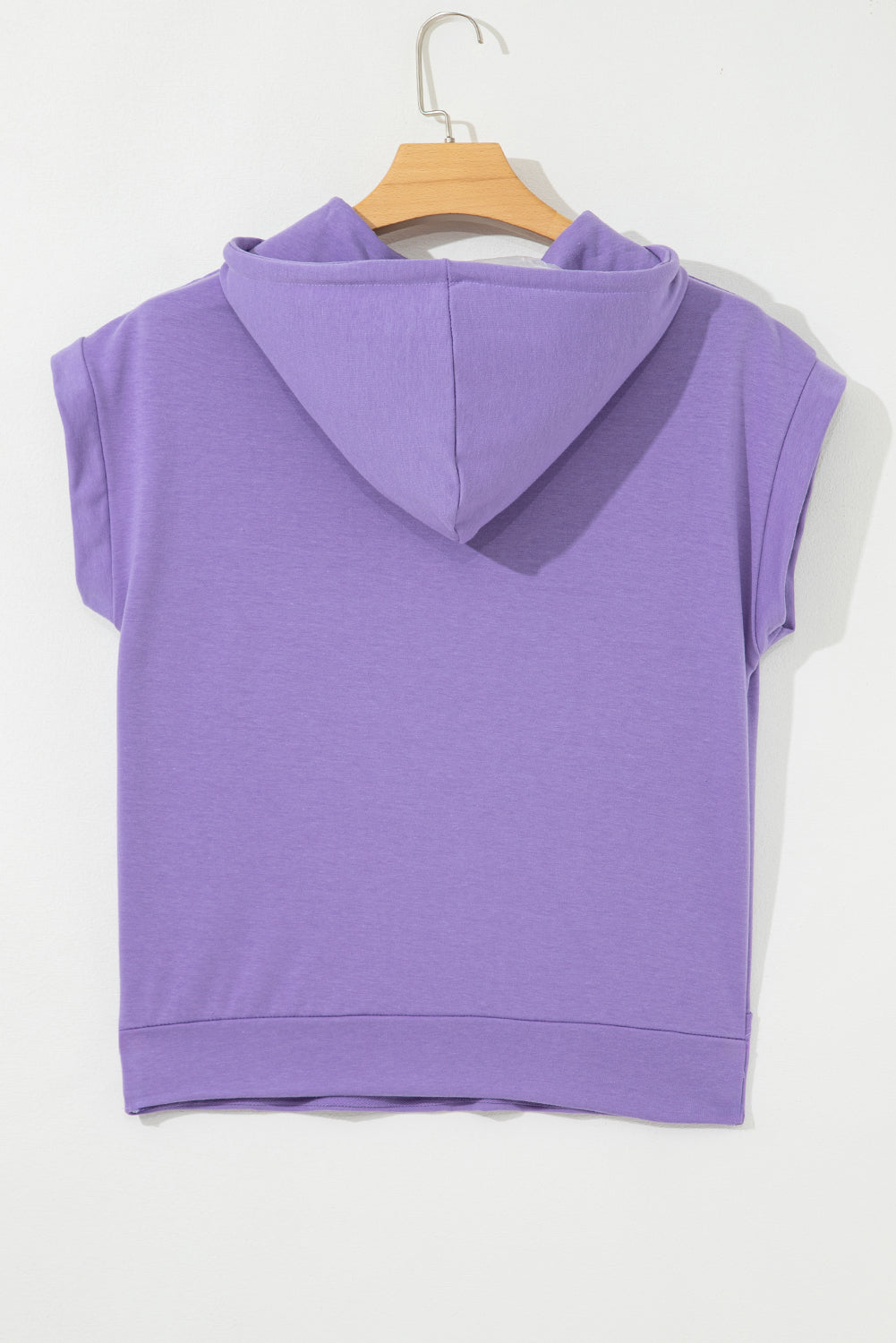 Mariam Short Sleeve Kangaroo Hoodie
