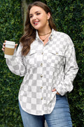 Emily Down Casual Western Plus Jacket