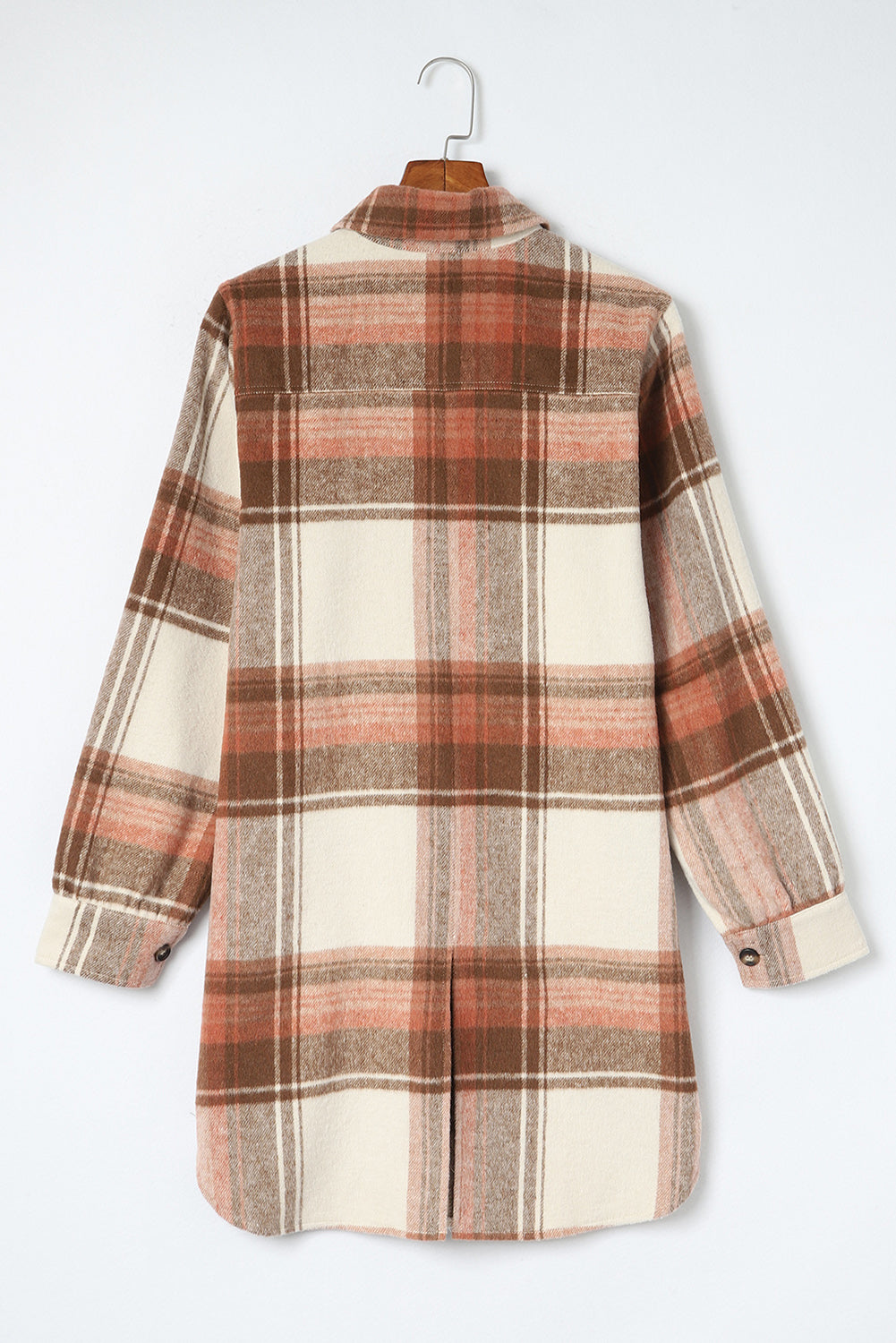 Scarlett Print Flap Long Shacket
