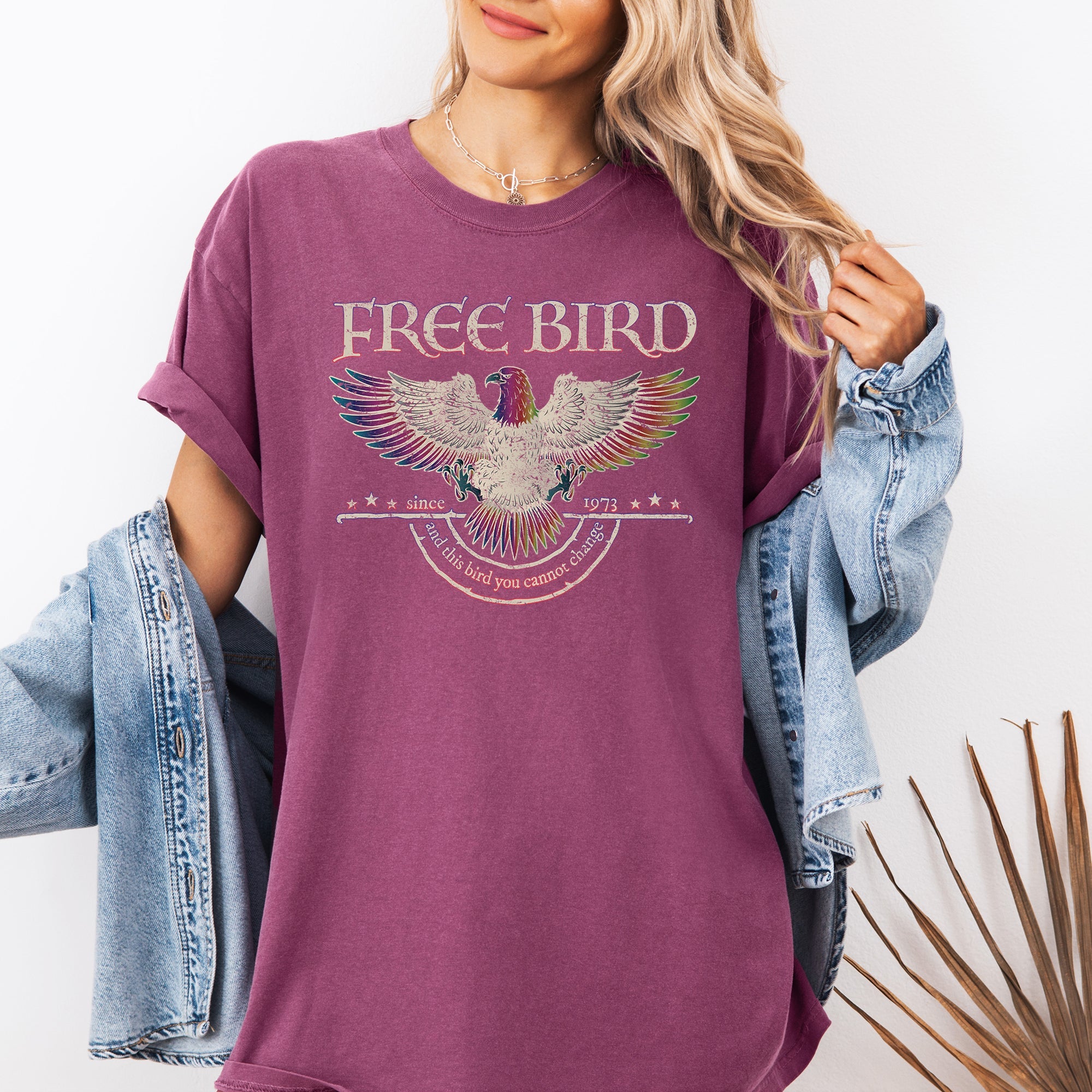 Free Bird Vintage Rock Concert Tee