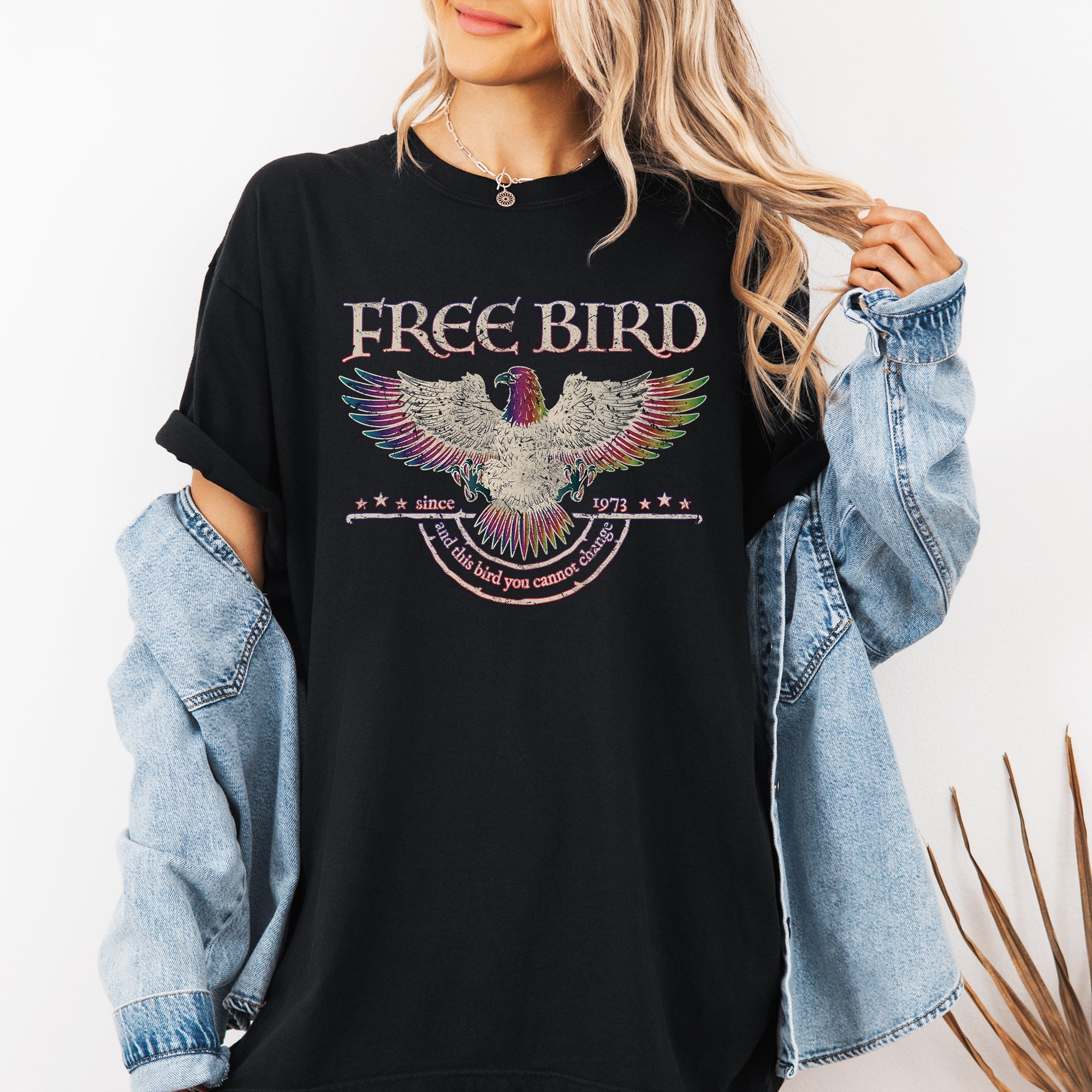 Free Bird Vintage Rock Concert Tee
