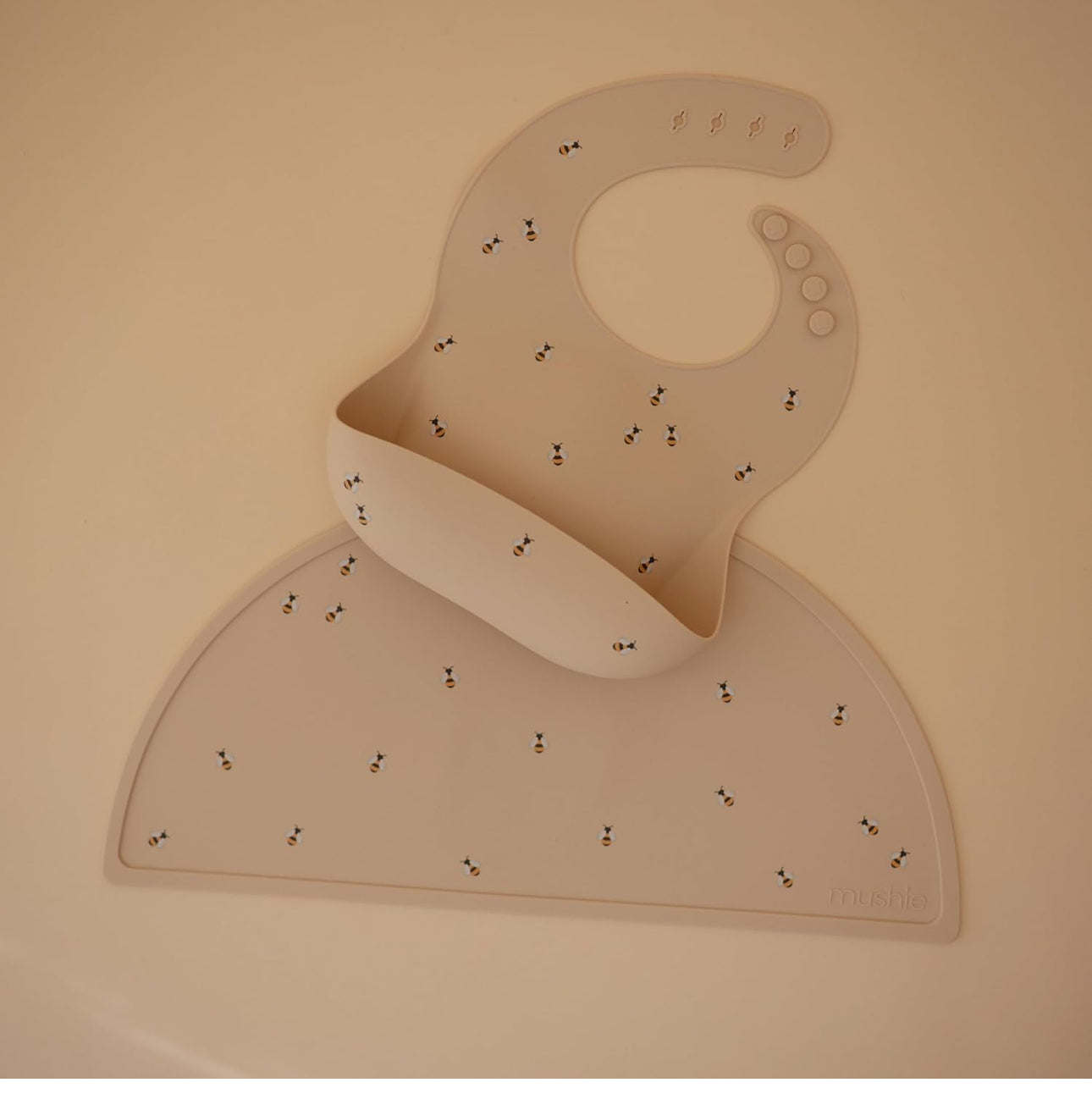 Silicone Baby Bib with Bee Design