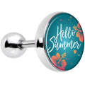 16G 1/4 Floral Hello Summer Tragus Cartilage Earring