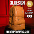 Brown Leather Patented Carry-on Bag (XL Design) (Only 300 Made)