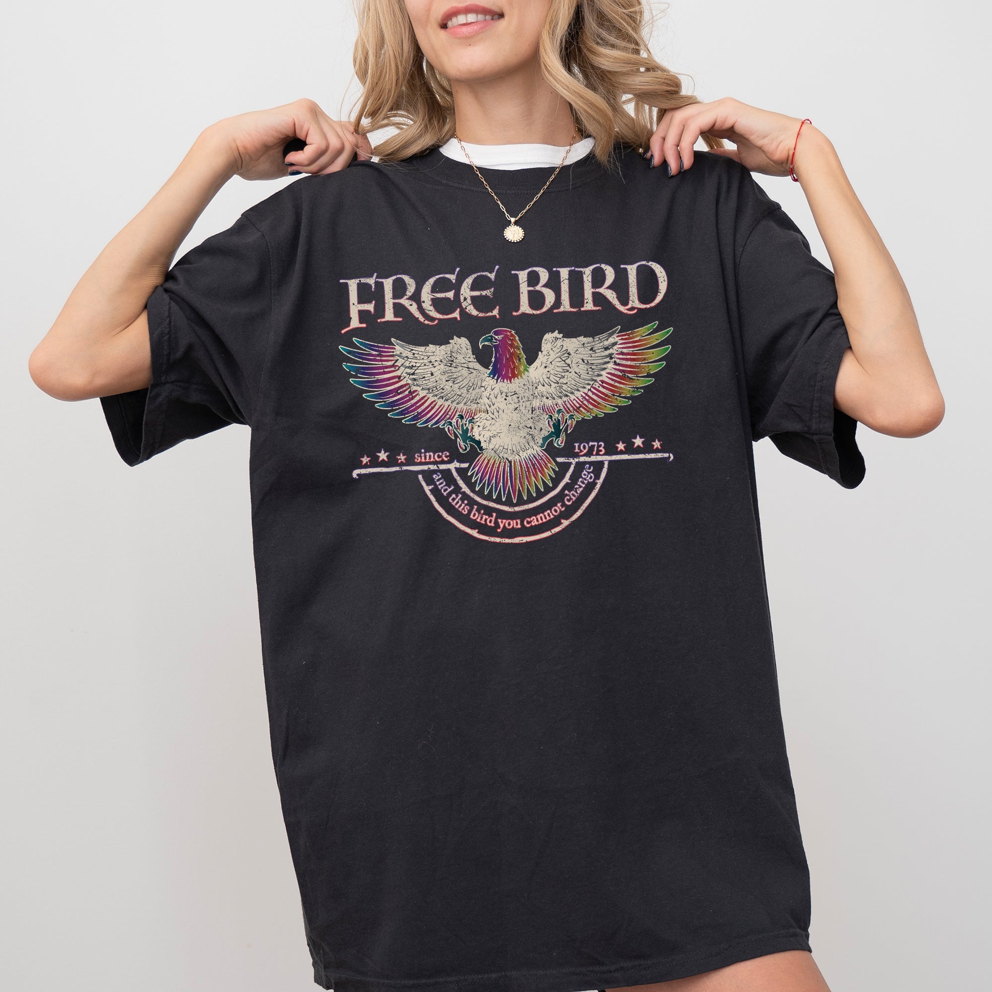 Free Bird Vintage Rock Concert Tee