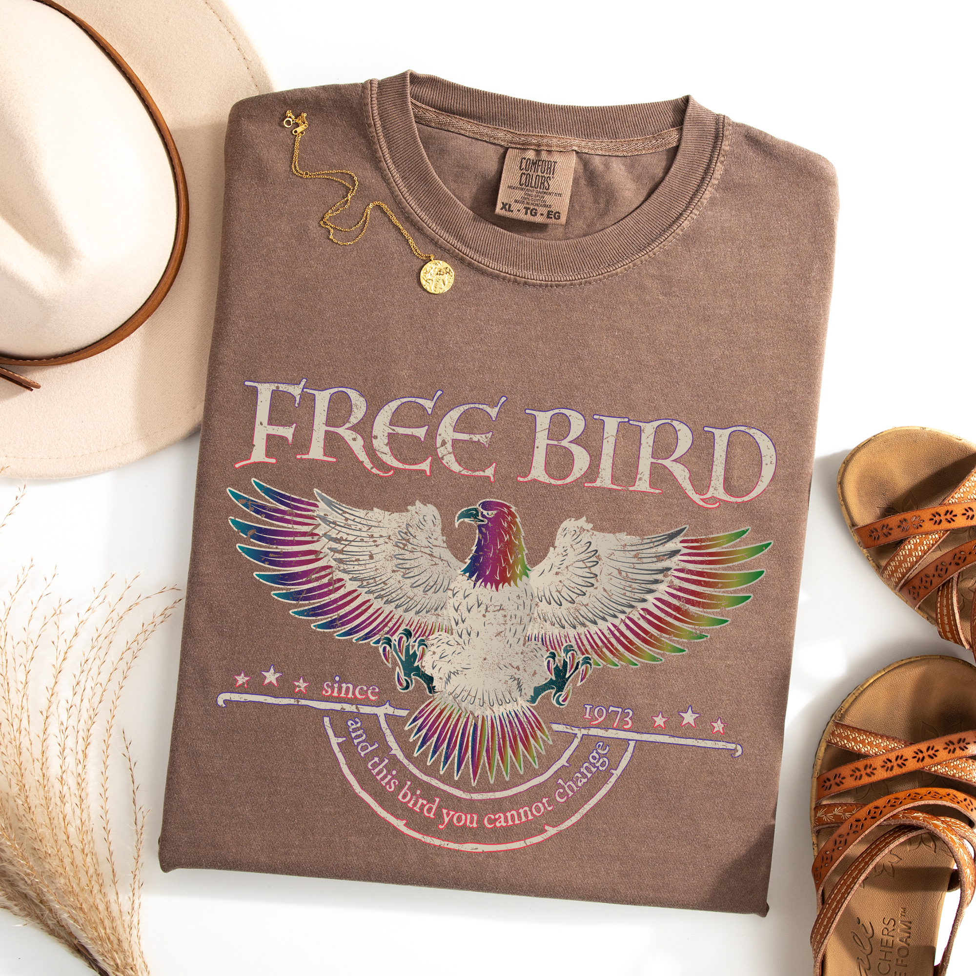 Free Bird Vintage Rock Concert Tee