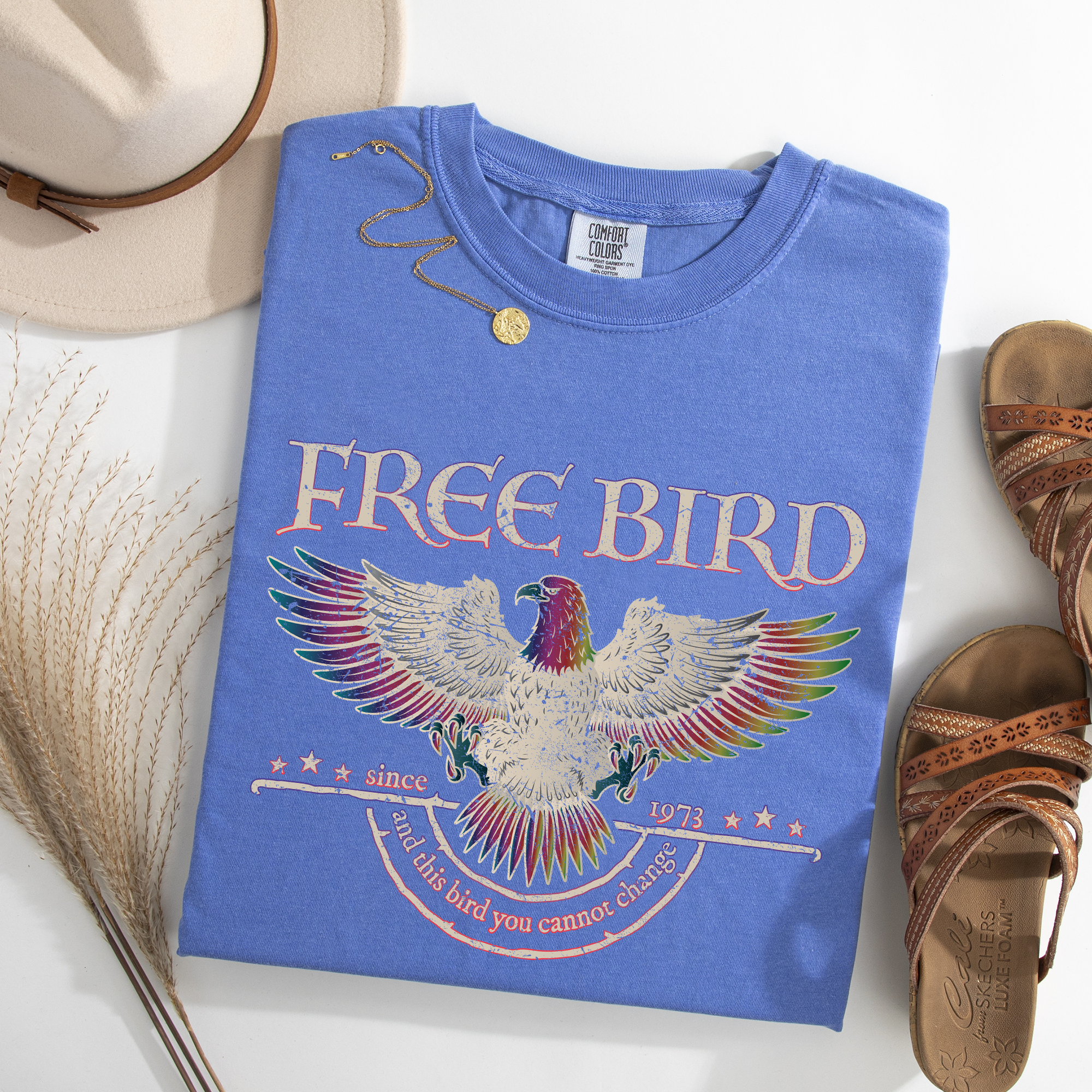 Free Bird Vintage Rock Concert Tee
