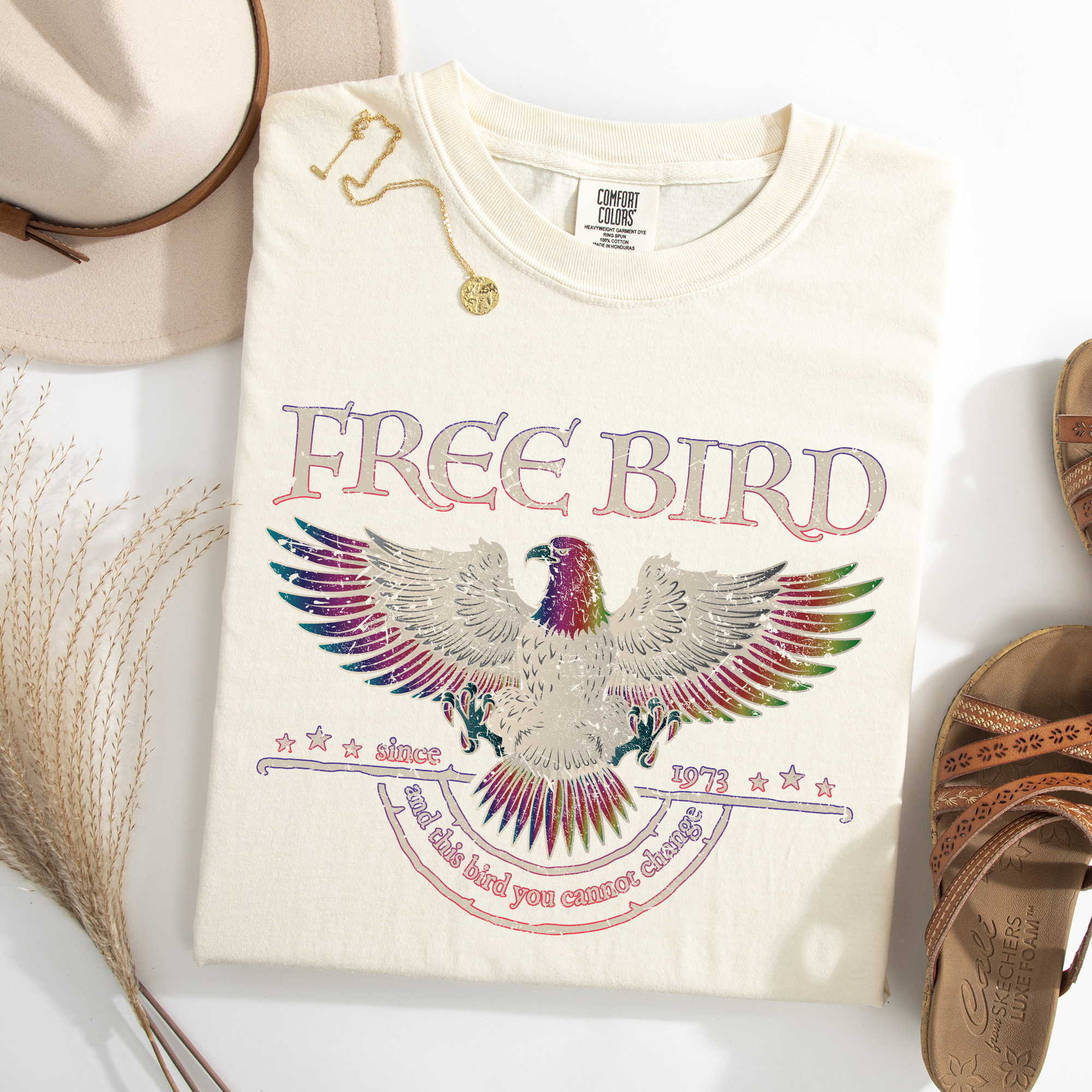 Free Bird Vintage Rock Concert Tee