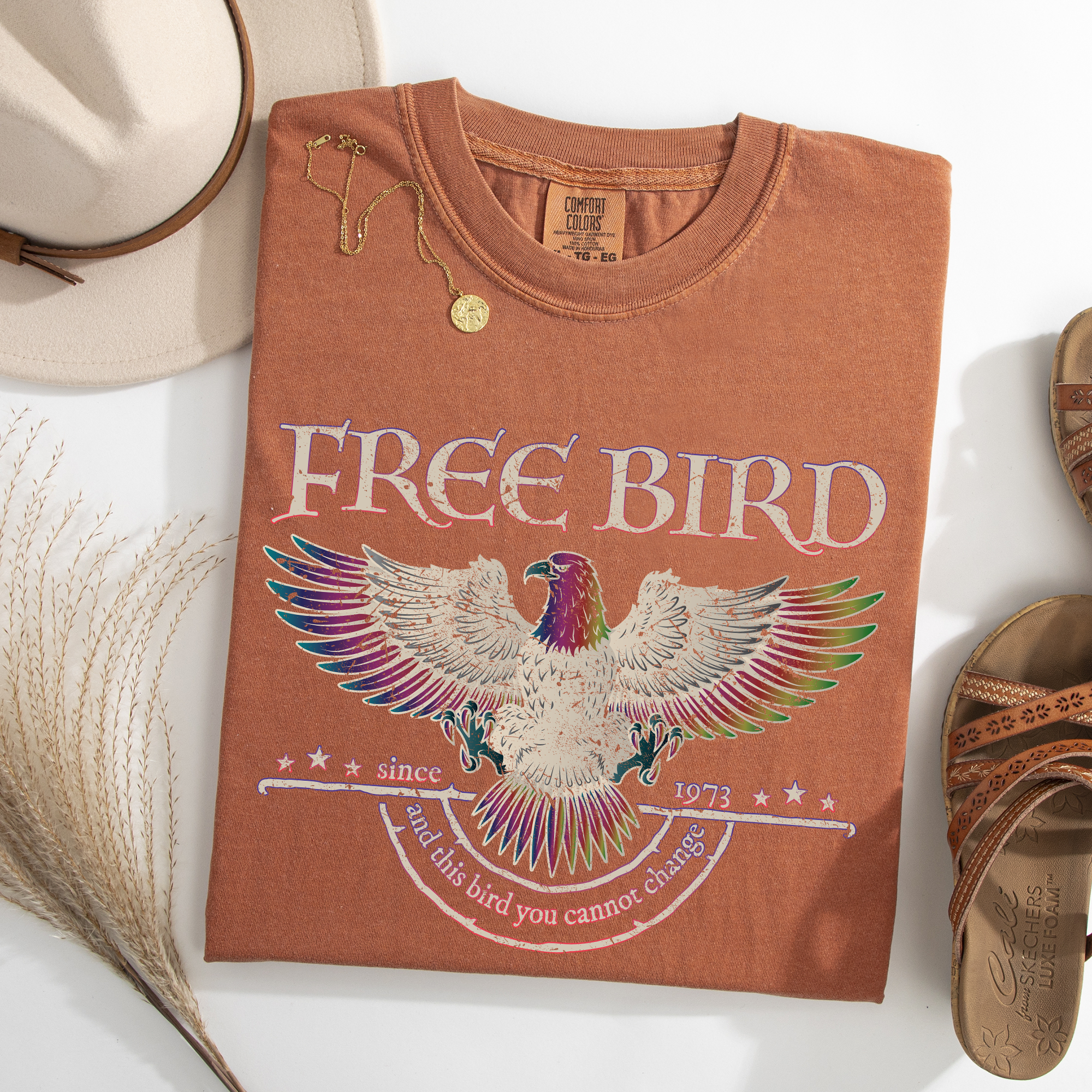 Free Bird Vintage Rock Concert Tee