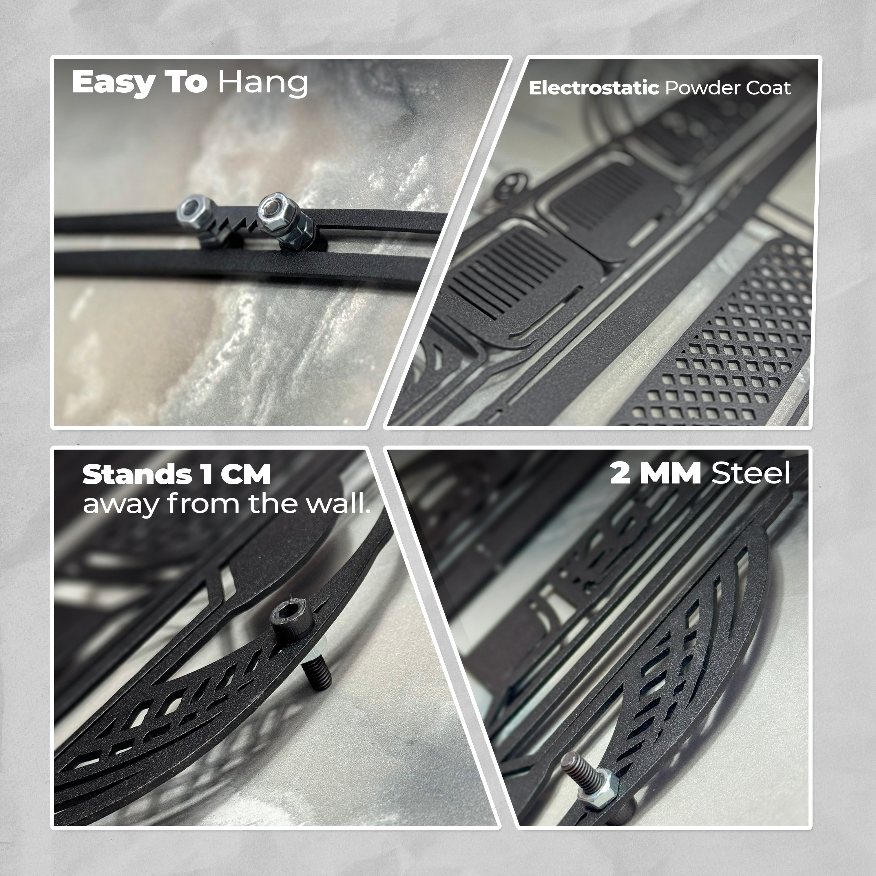 E36 Perspective Metal Car Wall Art  - MT0431