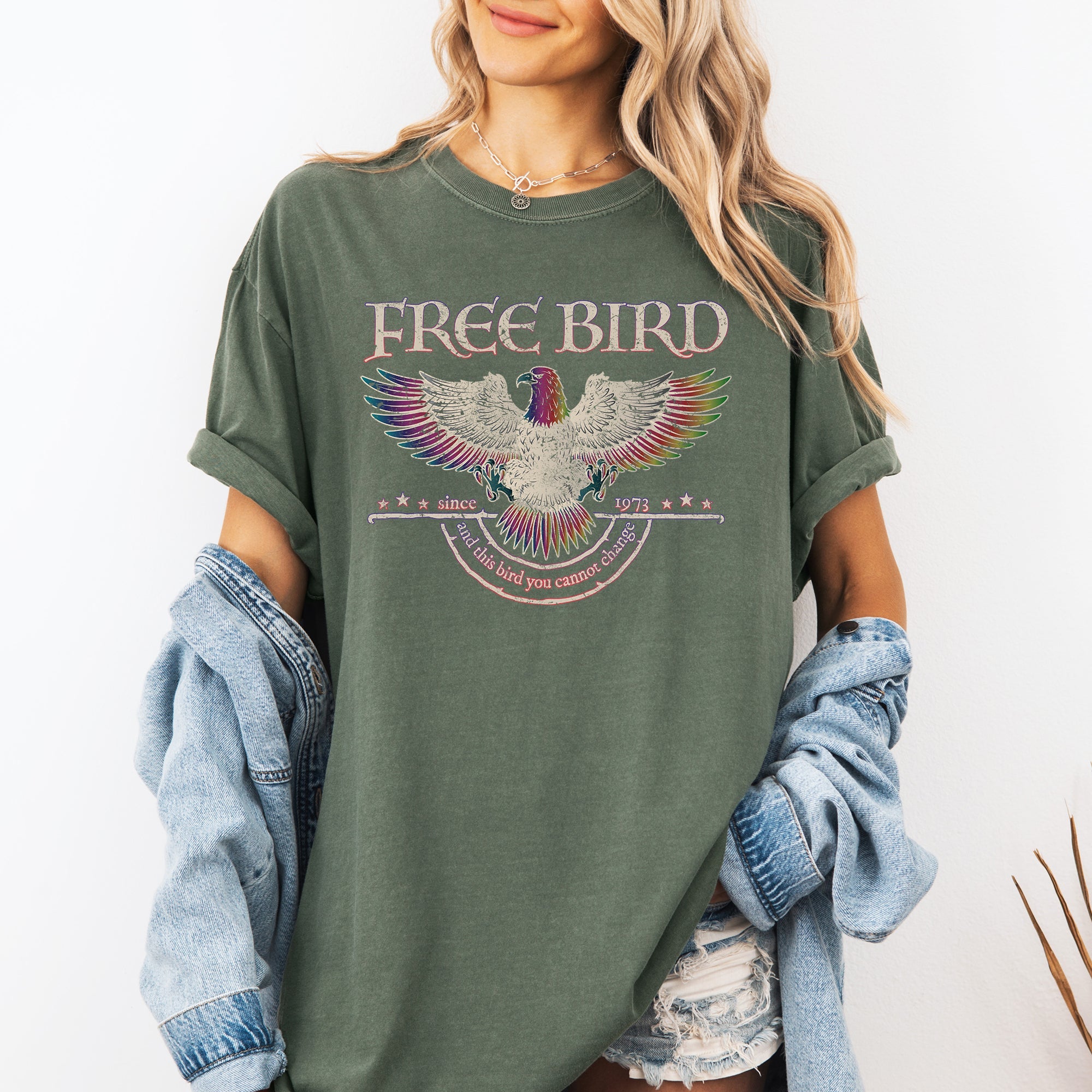 Free Bird Vintage Rock Concert Tee