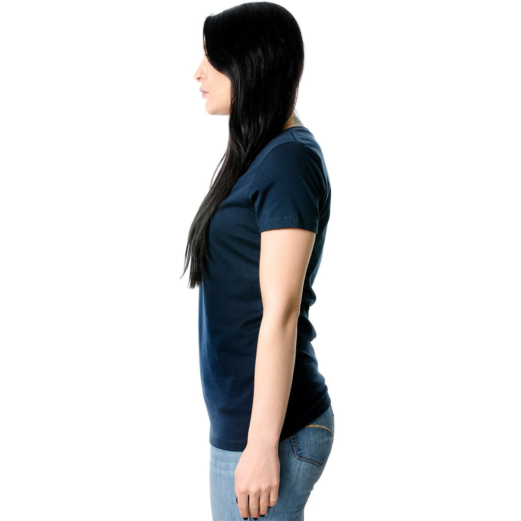 Honey Black V-Neck Tee Shirt
