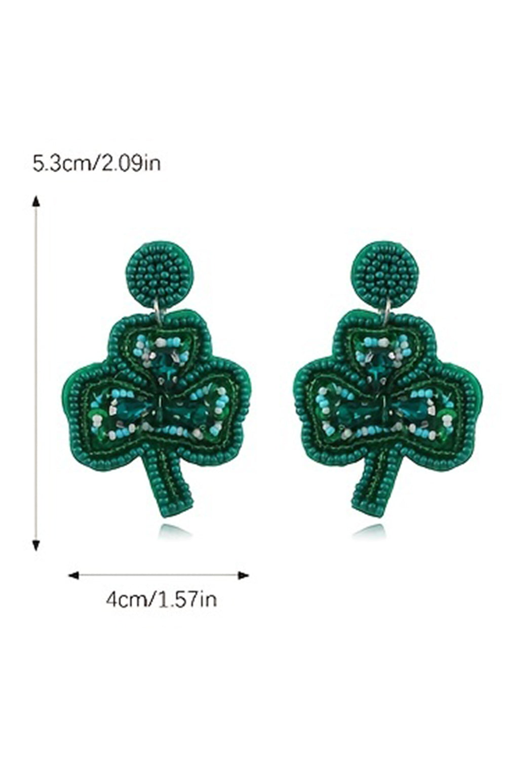 Jolene Rice Beaded Stud Earrings