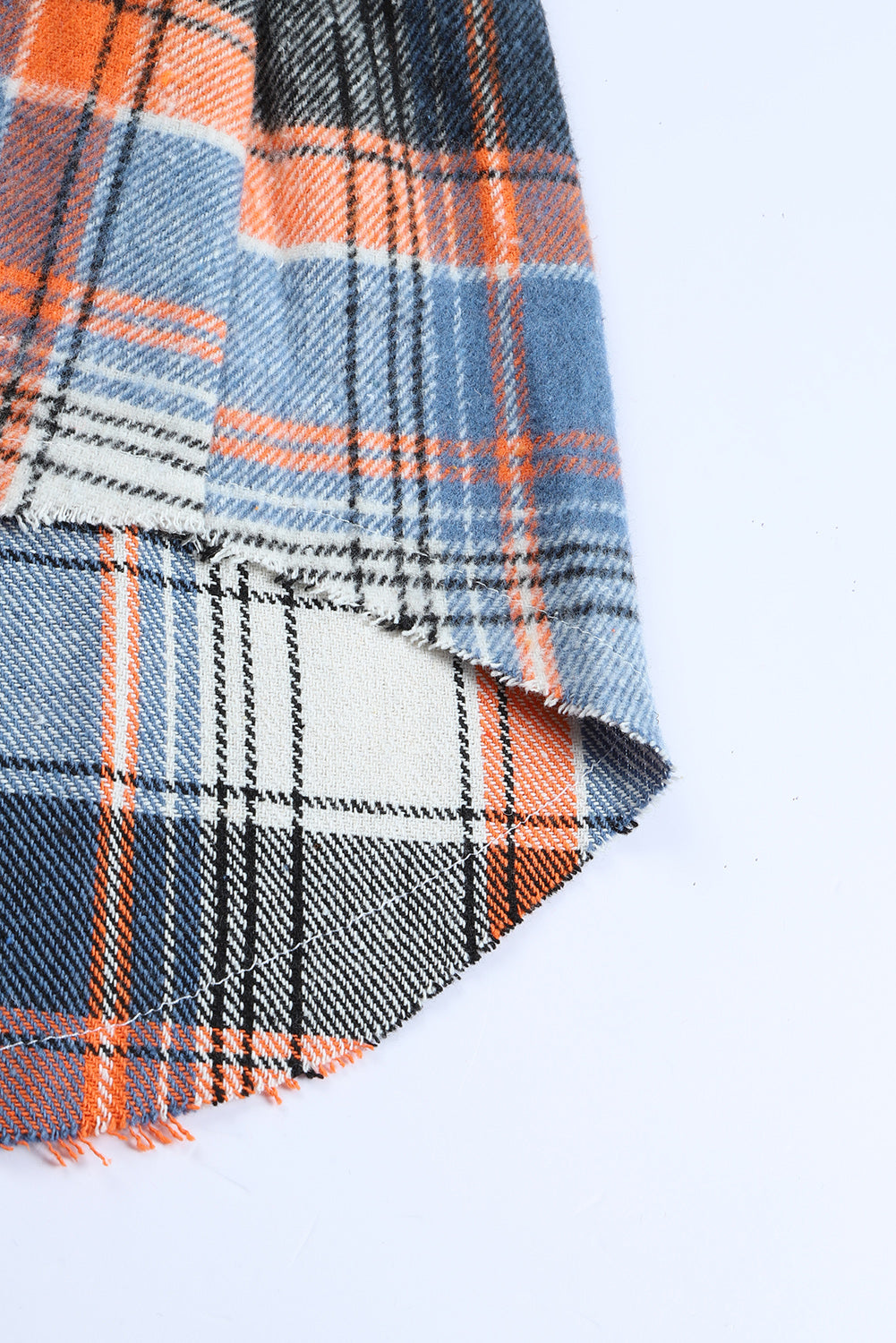 Elizabeth Plaid Down Ruffled Shirt