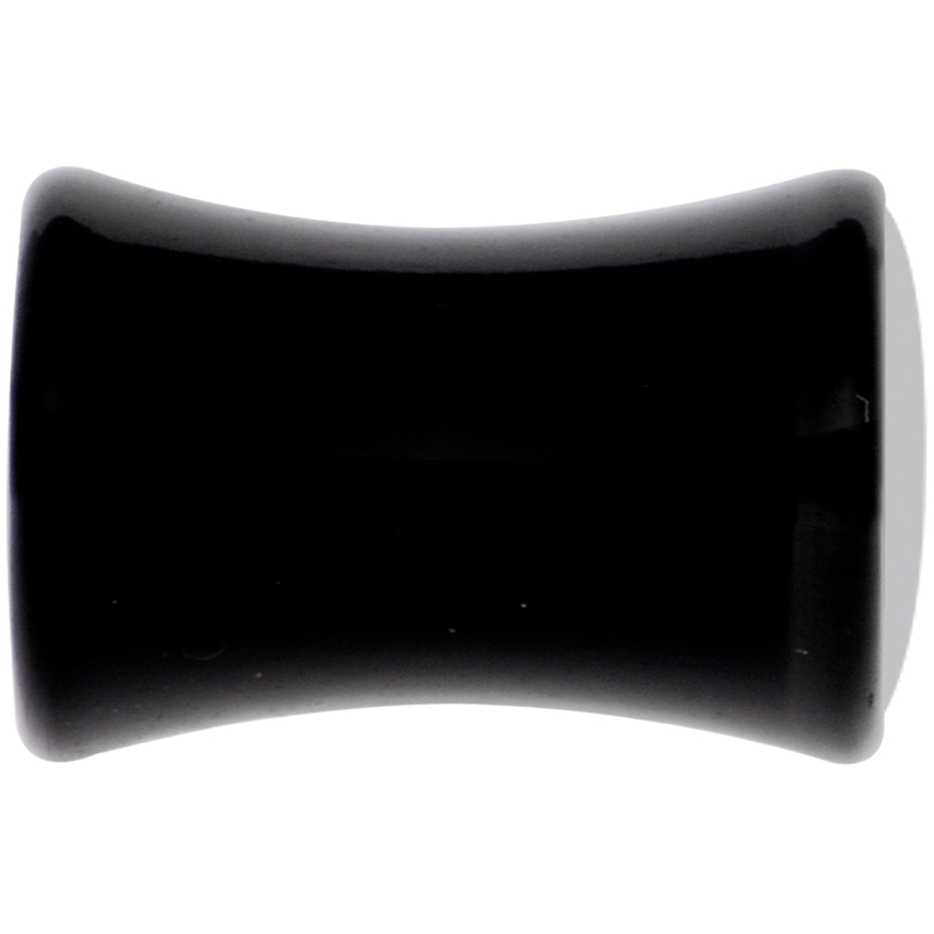 Black Acrylic Green Black Skull Saddle Plug Set 4G