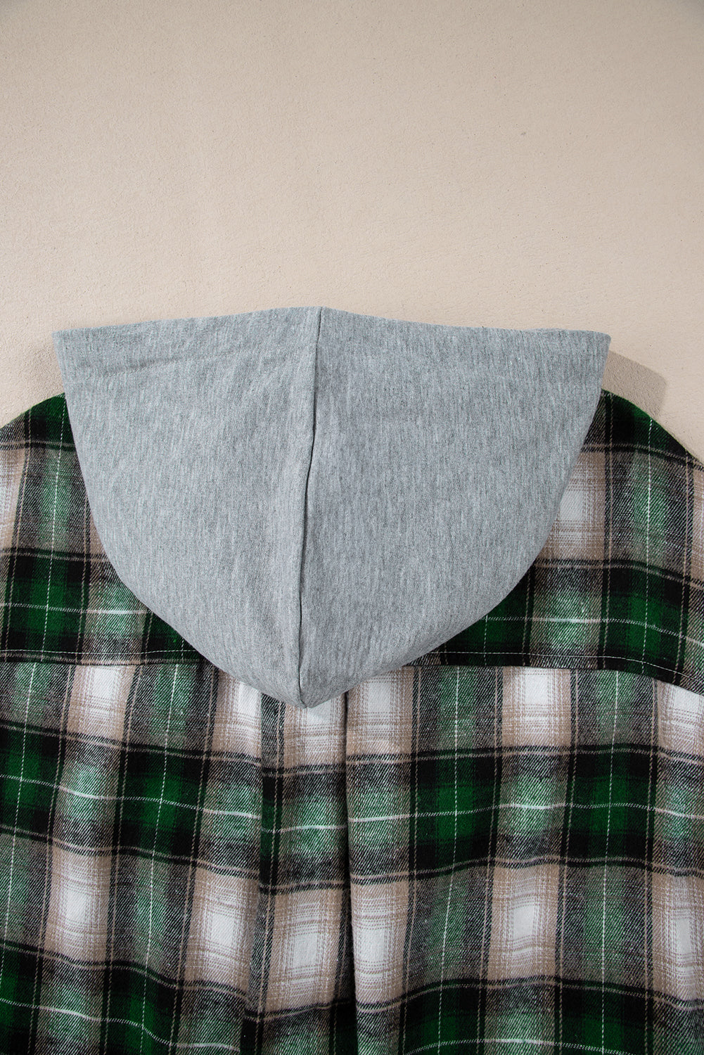 Ava Print Chest Hooded Shacket