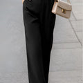 Women’s Elegant Suit Pants with Pockets – Office Trousers