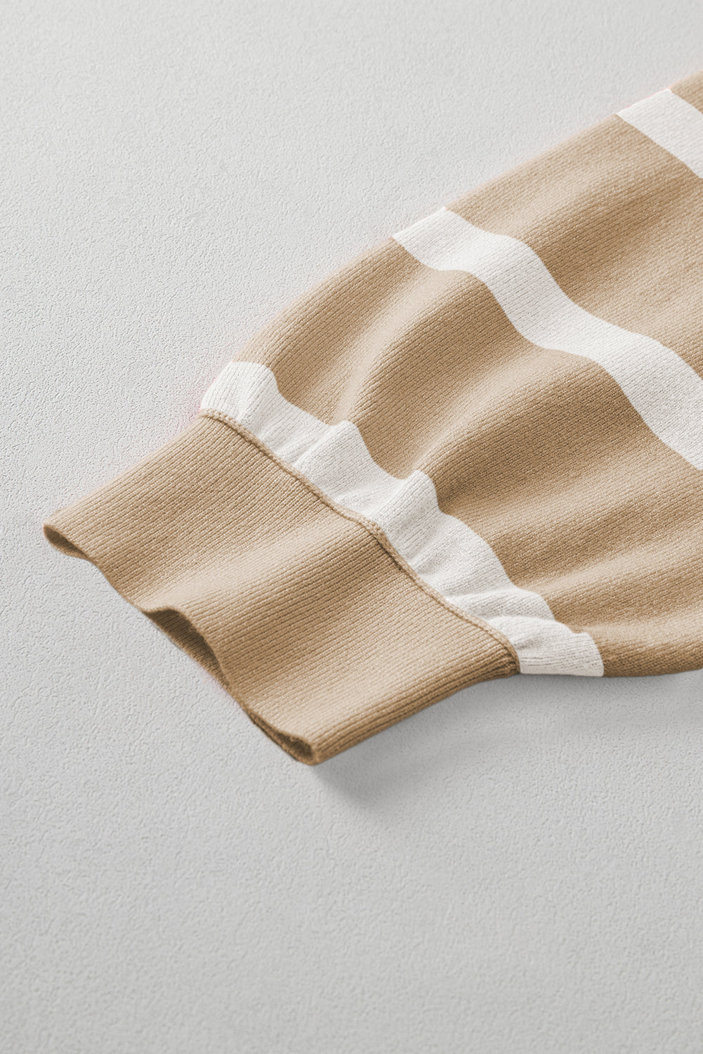 Jream Stripe Colorblock Oversized Sweater