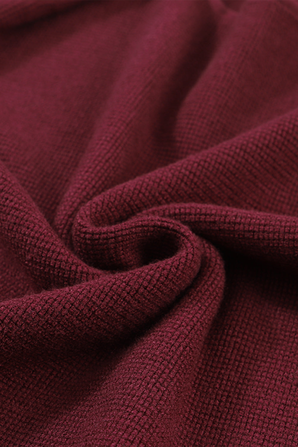 Aria Sleeve Plain Knit Sweater