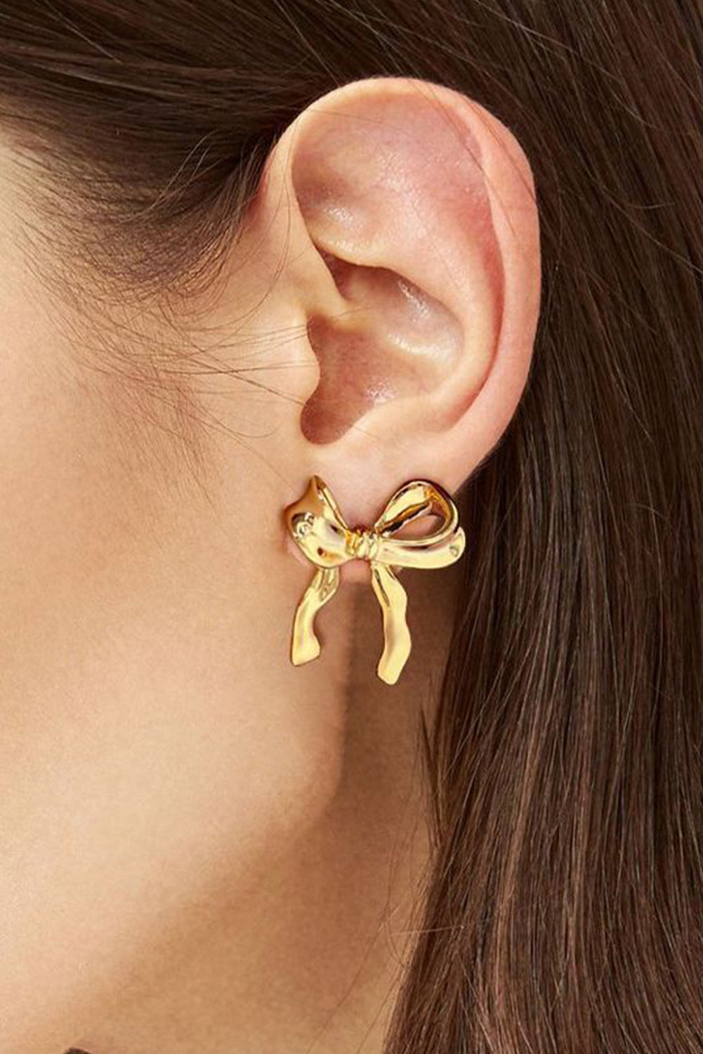 Chloe Design Plated Studded Earrings