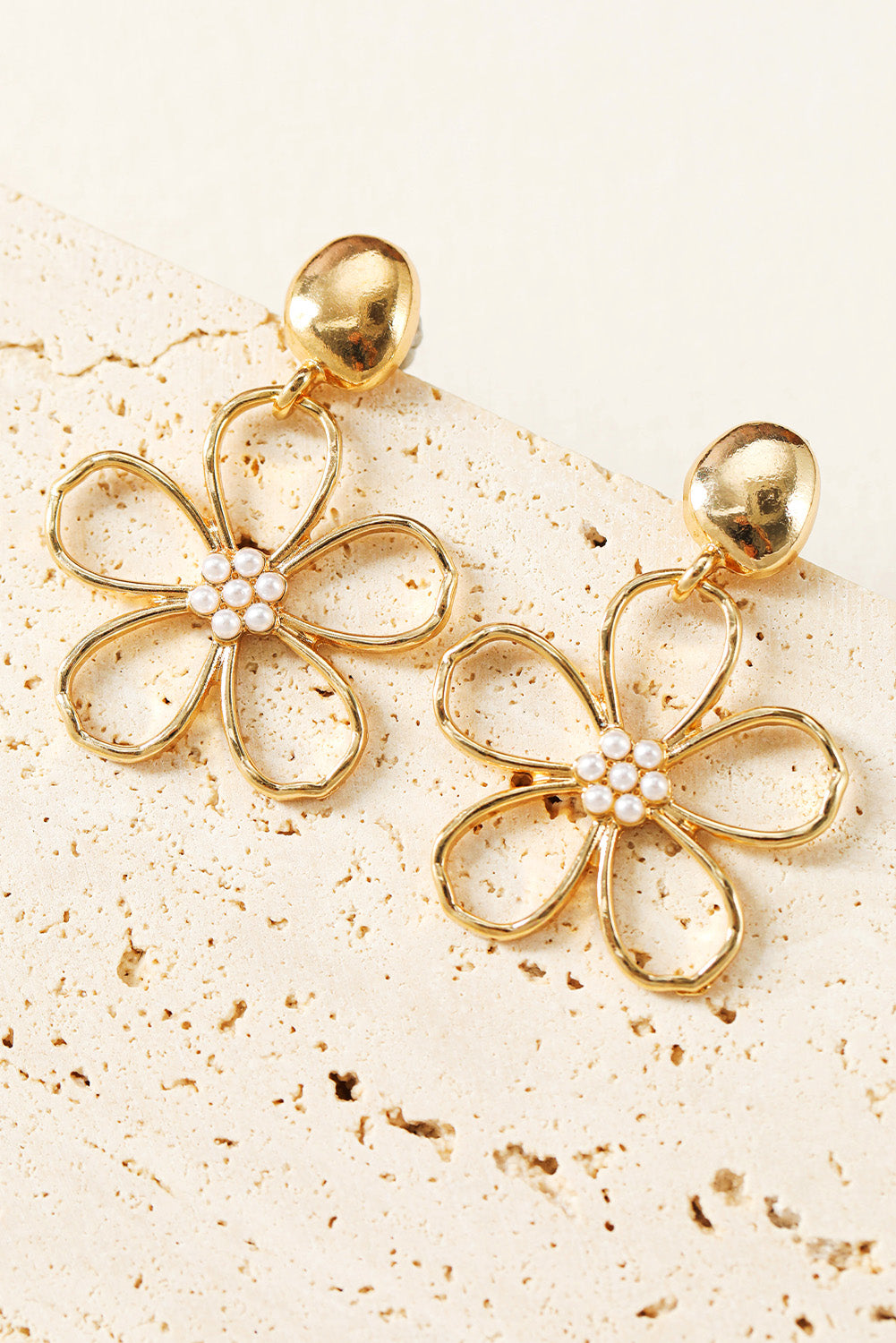 Kendall Pearl Decor Stud Earrings