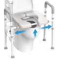 Raised Toilet Seat with Handles (FSA/HSA Eligible)